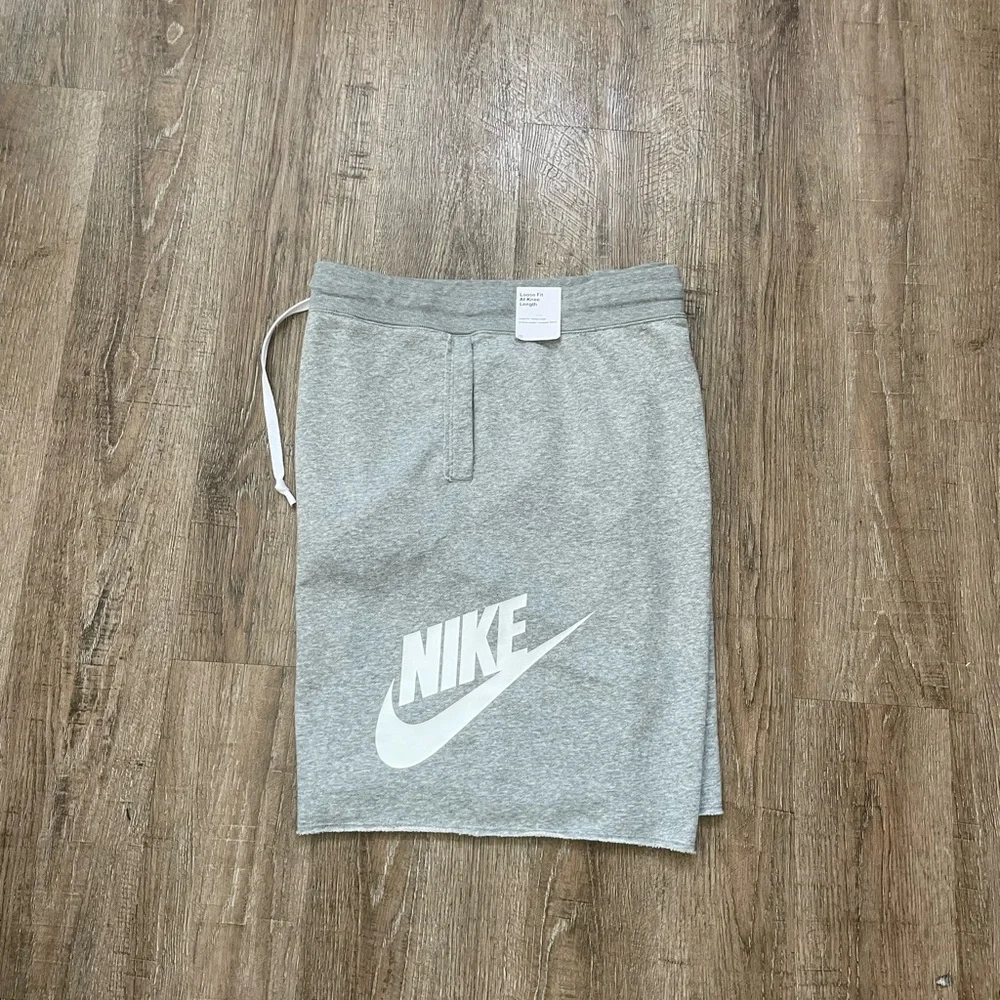 Nike Mens Alumni French Terry Shorts Grey Sz XXL AR2375-064 - Picture 3 of 4